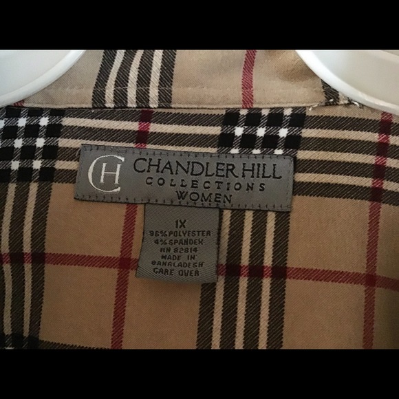 CHANDLER HILL COLLECTION woman’s button down shirt or shirt jacket - Picture 5 of 7